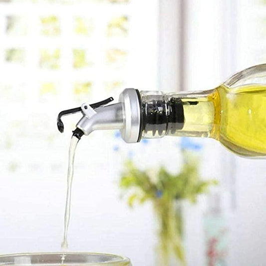 Oil Dispenser Bottle with Silicon Funnel, Leak-Proof Cork, Oil Bottle for Cooking, 1000ml