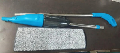 Premium Spray Mop with Reusable Pads and 800ml Refillable Bottle, Wet & Dry Microfiber Floor Cleaner.