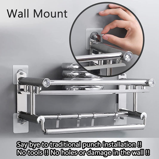Heavy-Duty Adhesive Wall Hooks – No-Drill, Waterproof Screw