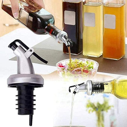 Oil Dispenser Bottle with Silicon Funnel, Leak-Proof Cork, Oil Bottle for Cooking, 1000ml