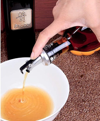 Oil Dispenser Bottle with Silicon Funnel, Leak-Proof Cork, Oil Bottle for Cooking, 1000ml