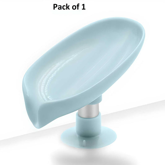 Self Draining Soap Dish Holder with Suction Cup