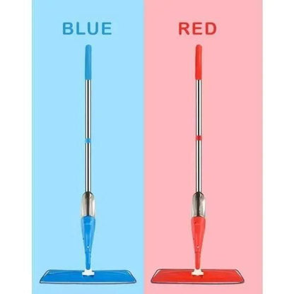 Premium Spray Mop with Reusable Pads and 800ml Refillable Bottle, Wet & Dry Microfiber Floor Cleaner.