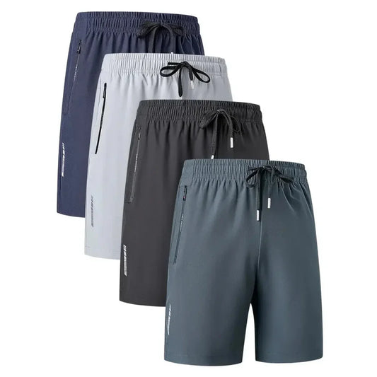 Men's Stretchable Cotton Shorts (Pack of 4)